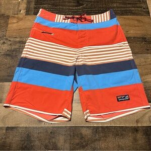 Patagonia Printed Wavefarer Board Shorts - 19"